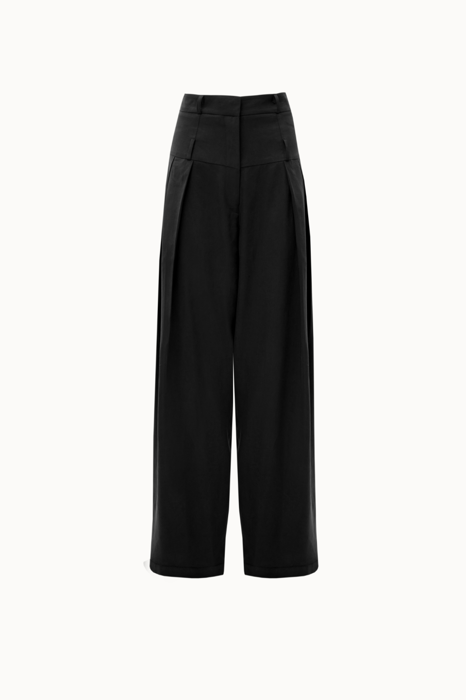YUTHENTIC ♥ Belt loop point slim bermuda pants Ceren Ocak Double Belt Loop Pants in Navy Blue | REVOLVE